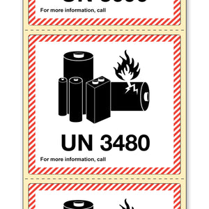 Lithium Battery Labels