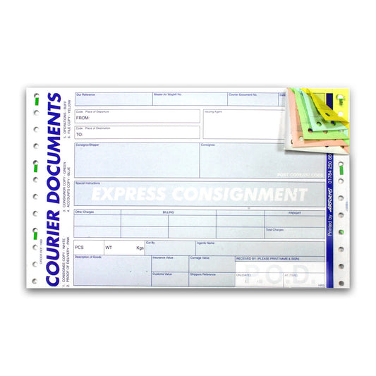 Courier Air Waybill Consignment Note - 6 Part NCR