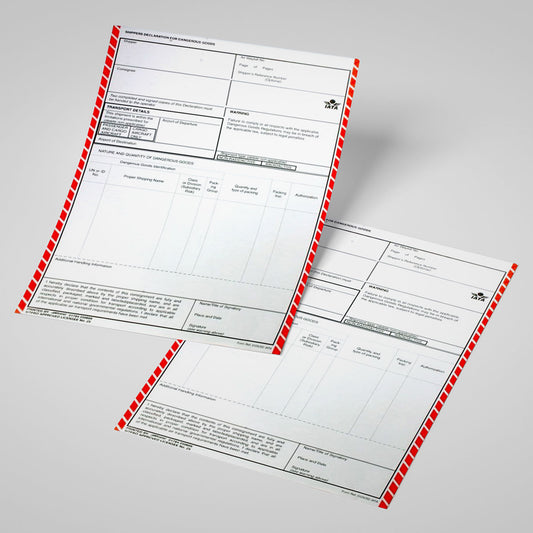 DGN IATA 1 Part (with columns) Pack of 100 - Code DGN/SD