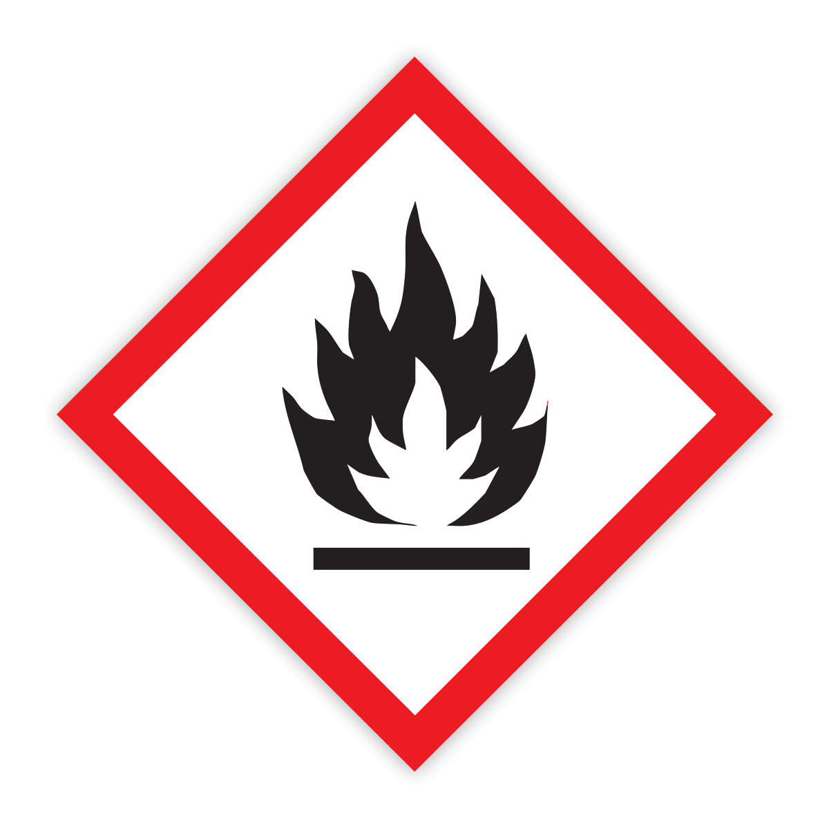 GHS02 Flammable Label