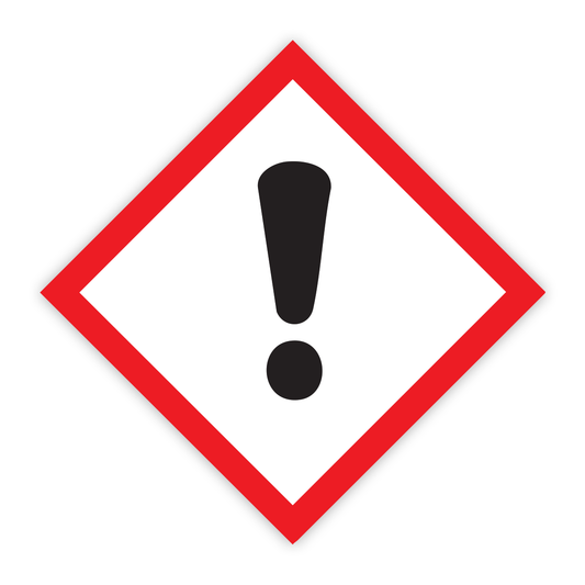 Irritant Label - 100mm x 100mm - Rolls of 250