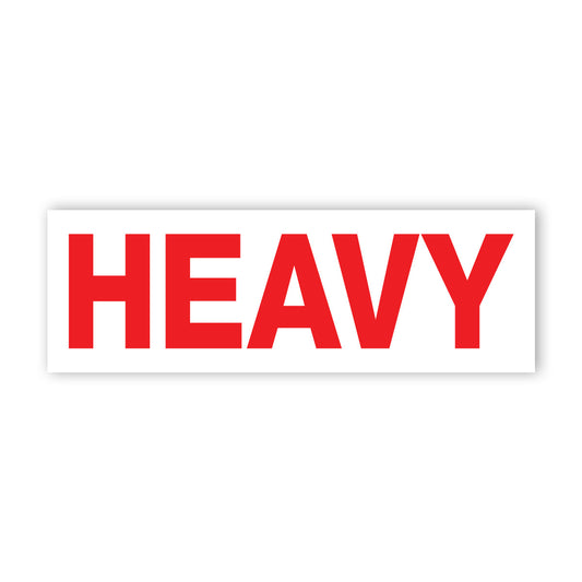 Heavy Handling Label