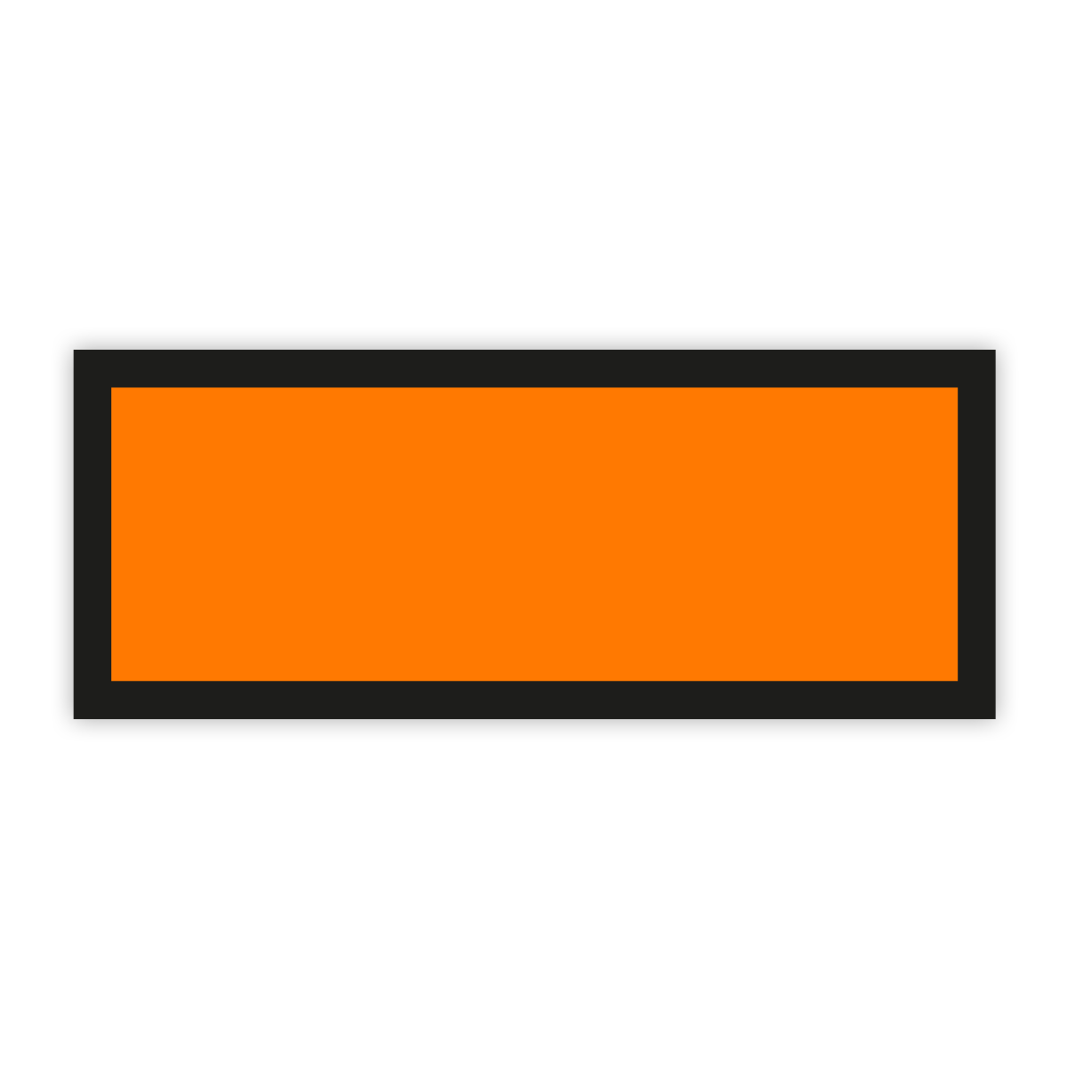 Placard/Container Label 300mm x 120mm UN Placard Blank