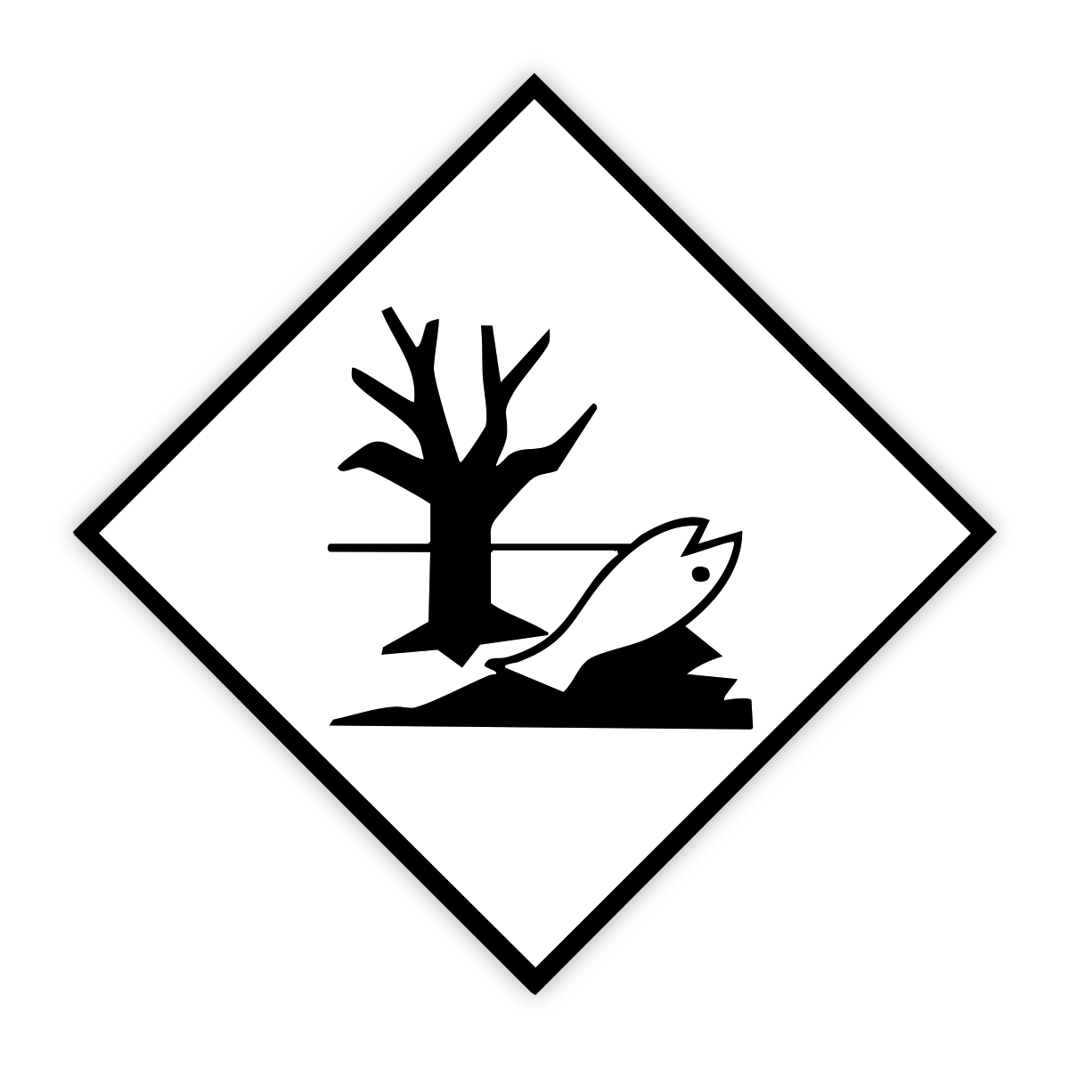 Marine Pollutant/Environmentally Hazardous Substances Package Label