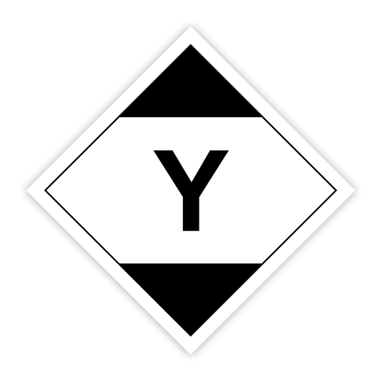 Limited Quantity  (Air Freight)  Package Label (Small) 50mm x 50mm - Rolls of 250